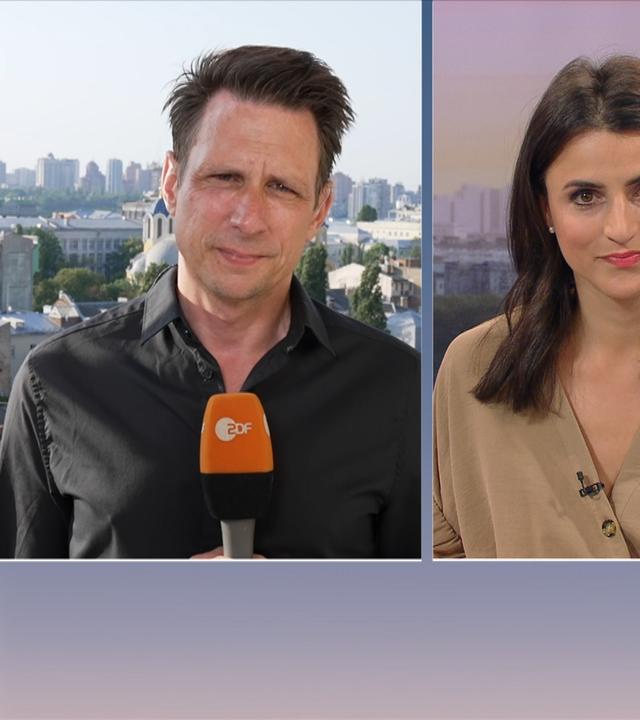ZDF-Reporter Timm Kröger in Kiew und ZDF-Korrespondent Florian Neuhann in Oslo
