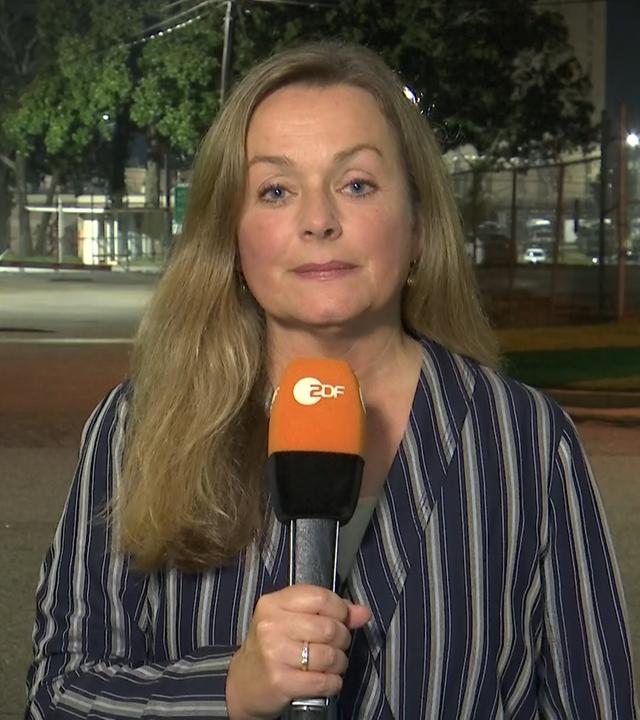 ZDF-Korrespondentin Claudia Bates in Atlanta