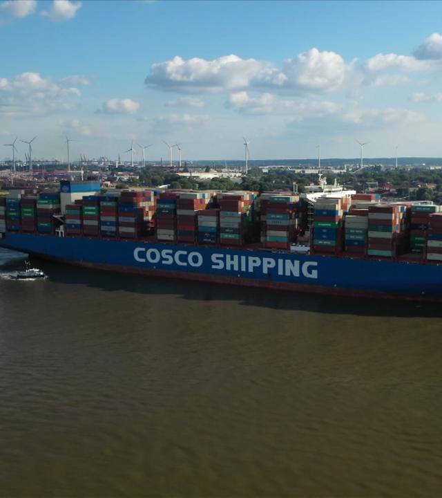 Beteiligung der chinesischen Staatsreederei Cosco an einem Containerterminal in Hamburg?