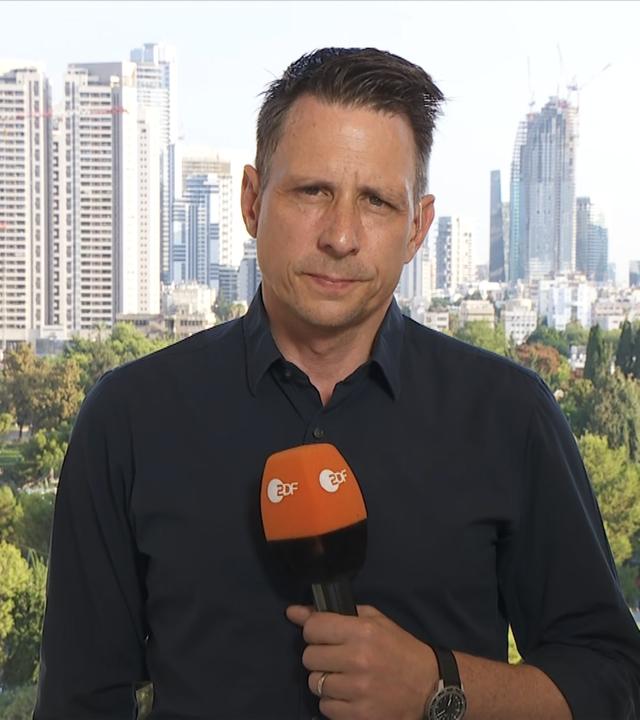 ZDF-Reporter Timm Kröger in Tel Aviv