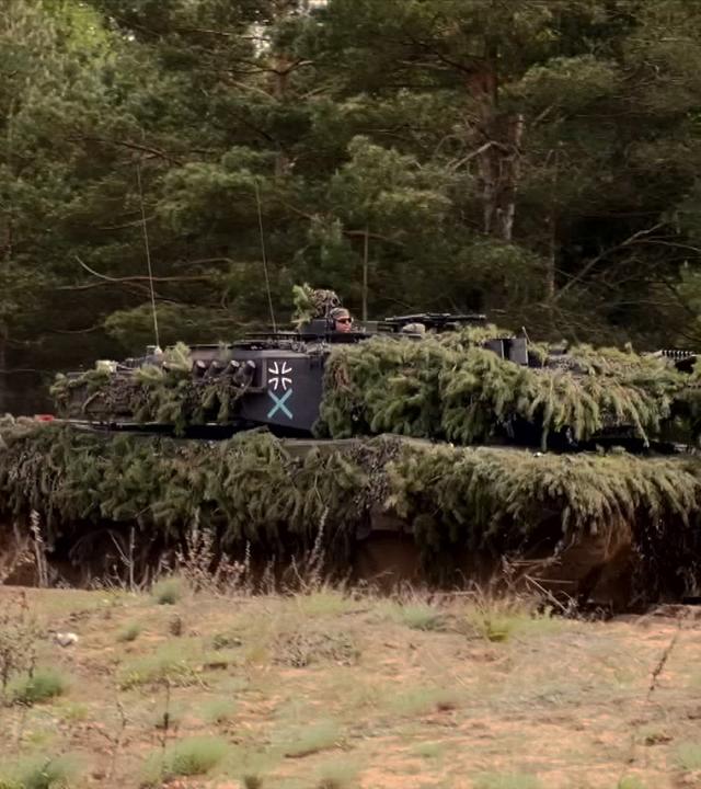 nahaufnahme: Training im Leopard 2