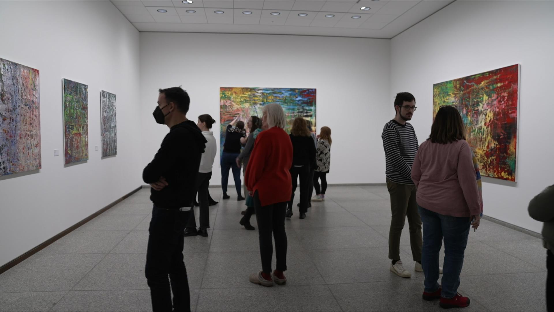 Gerhard Richter in der Neuen Nationalgalerie