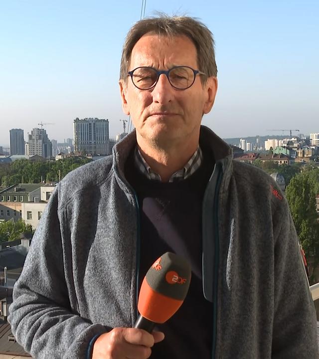 ZDF-Reporter Luc Walpot in Kiew
