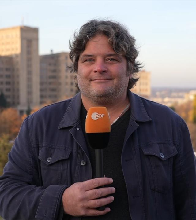 ZDF-Reporter Dara Hassanzadeh aus Charkiw
