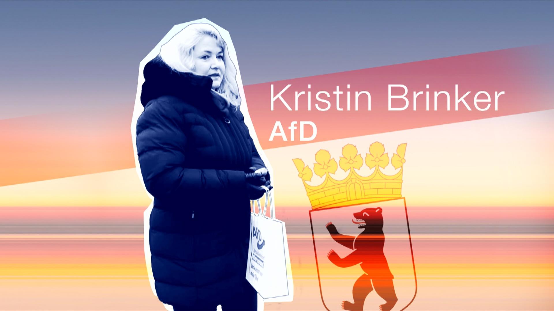 Kristin Brinker, AfD-Spitzenkandidatin für Berlin