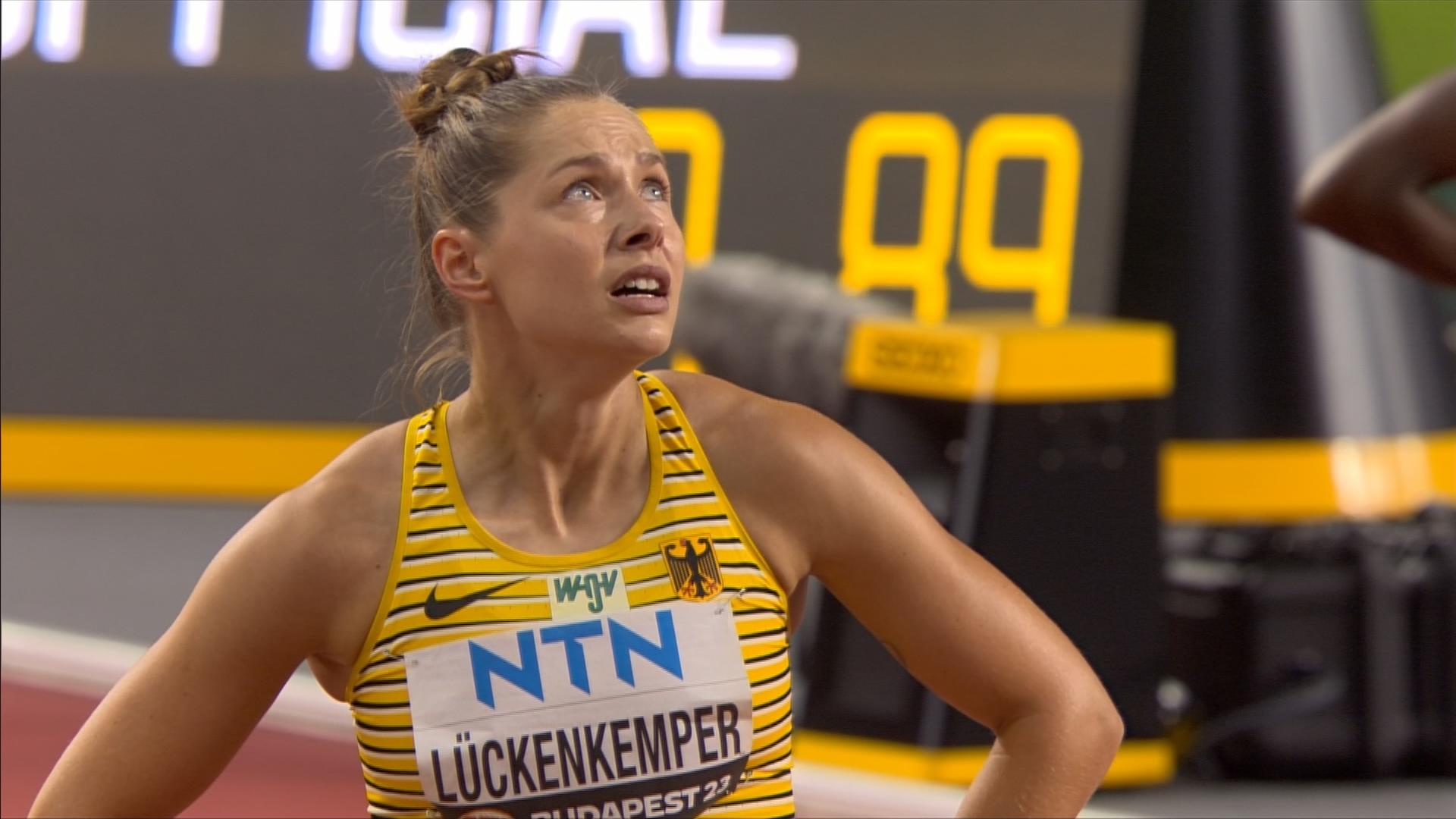 Gina Lückenkemper verpasste das Finale über 100 Meter