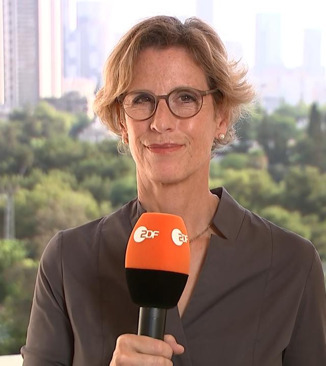 ZDF-Korrespondentin Jutta Sonnewald in Tel Aviv