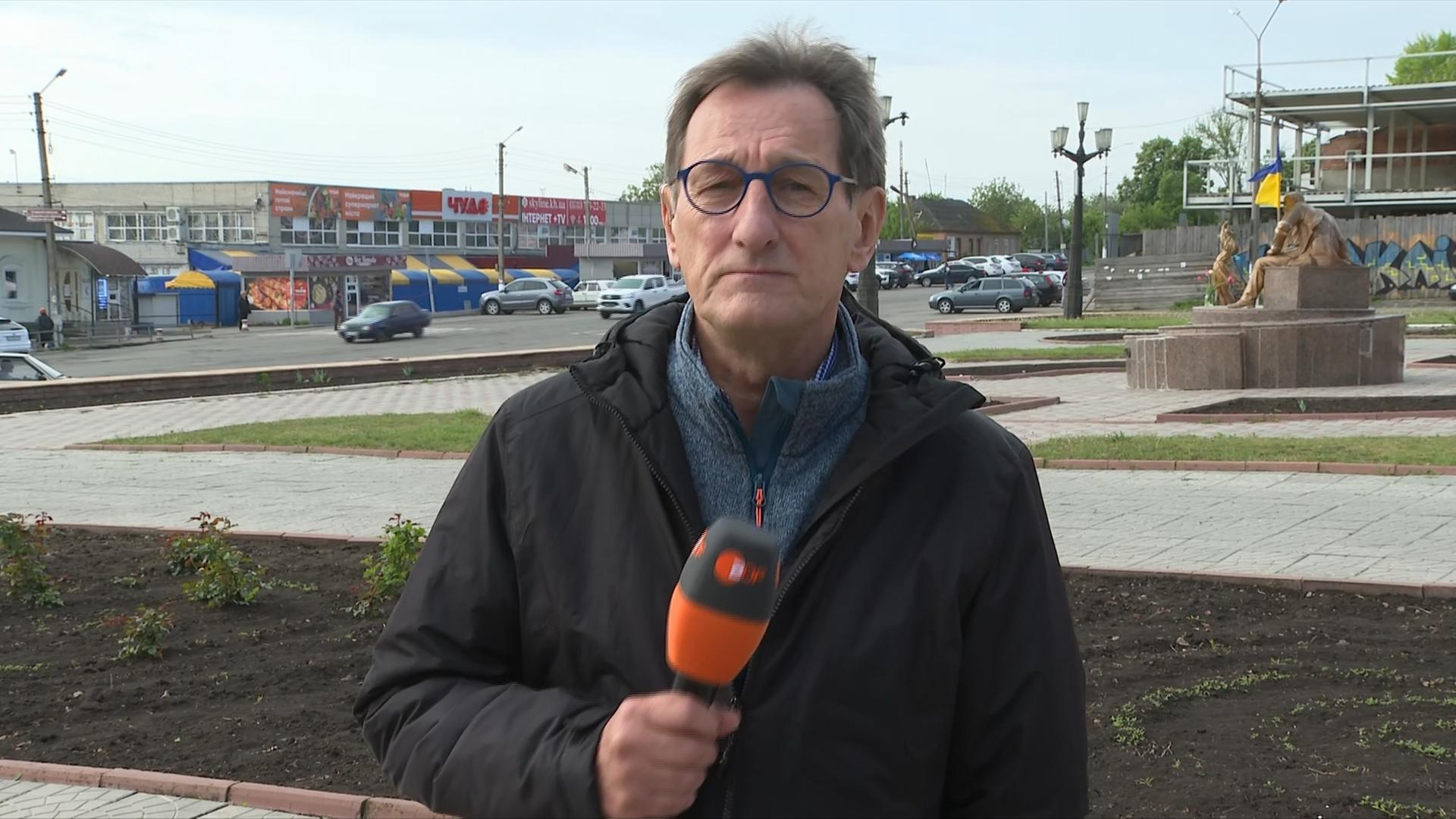 ZDF-Reporter Luc Walpot in der Ukraine