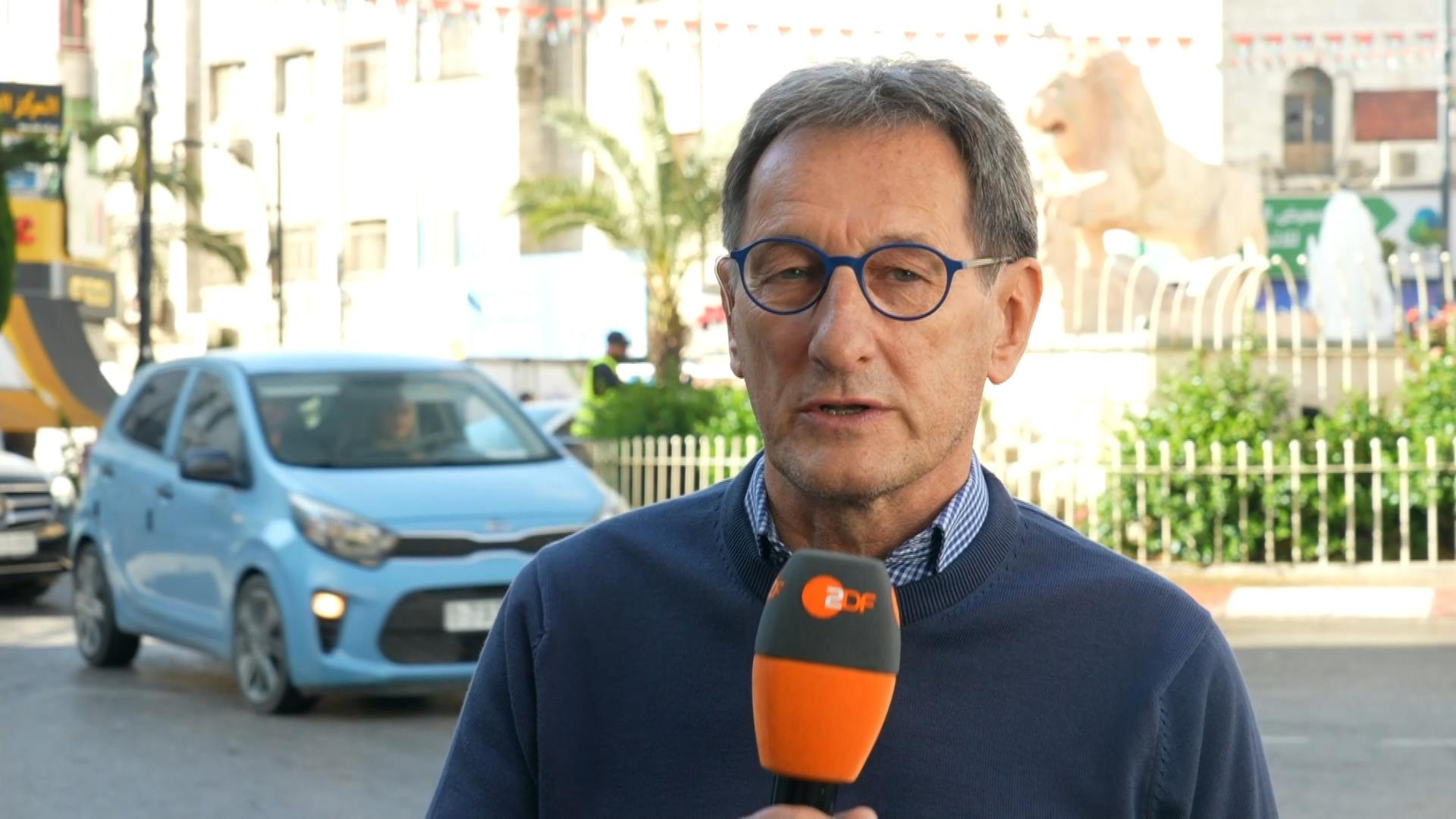 ZDF-Korrespondent Luc Walpot in Ramallah 