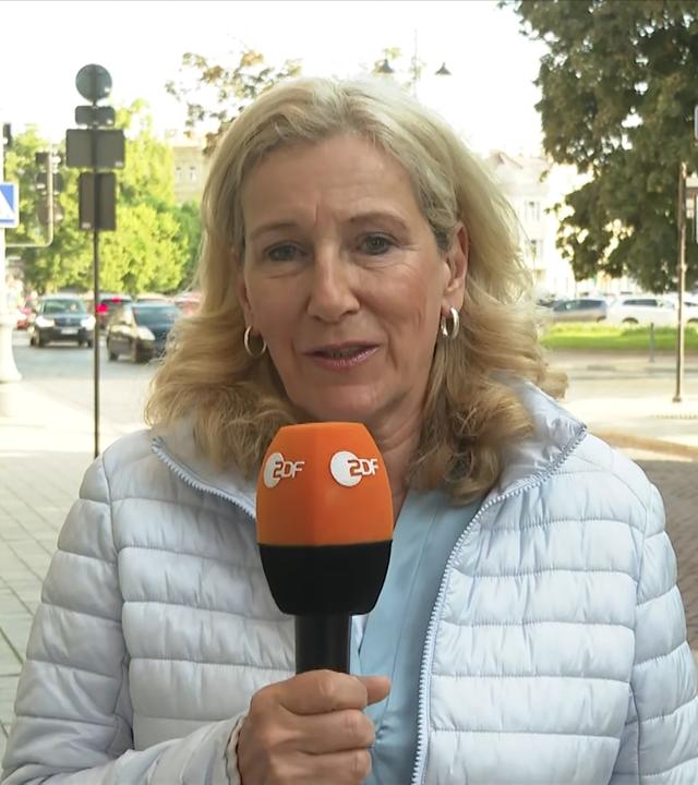ZDF-Korrespondentin Patricia Wiedemeyer in Vilnius