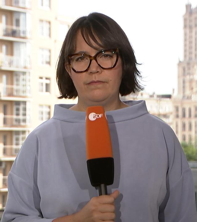 ZDF-Korrespondentin Phoebe Gaa in Moskau
