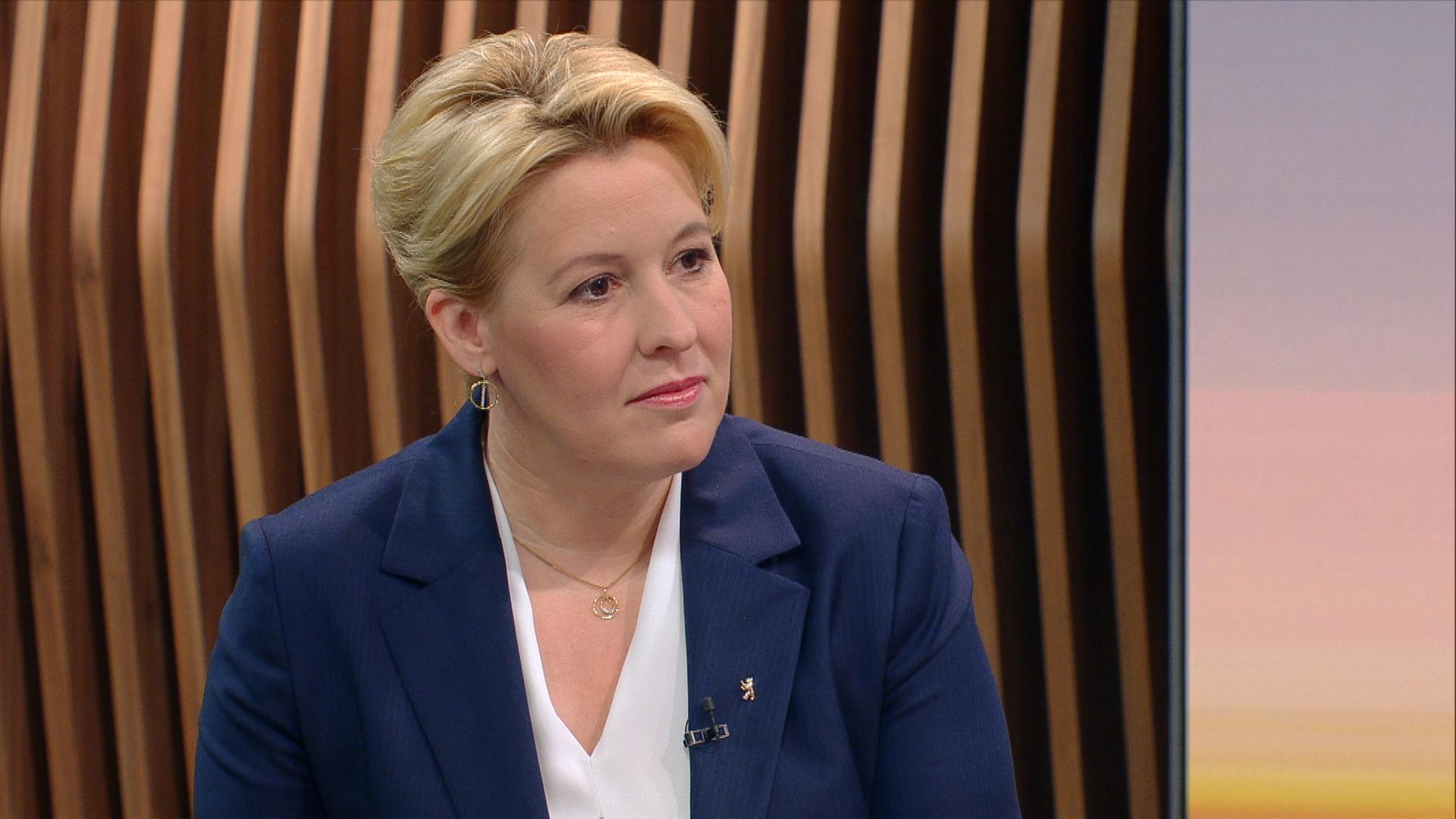 Berlins Bürgermeisterin Franziska Giffey, SPD