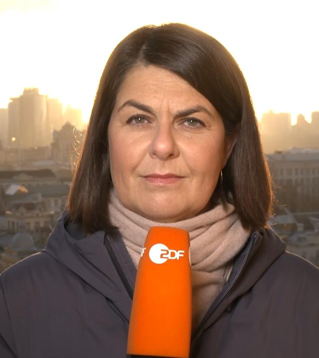 ZDF-Reporterin Anne Brühl in Kiew