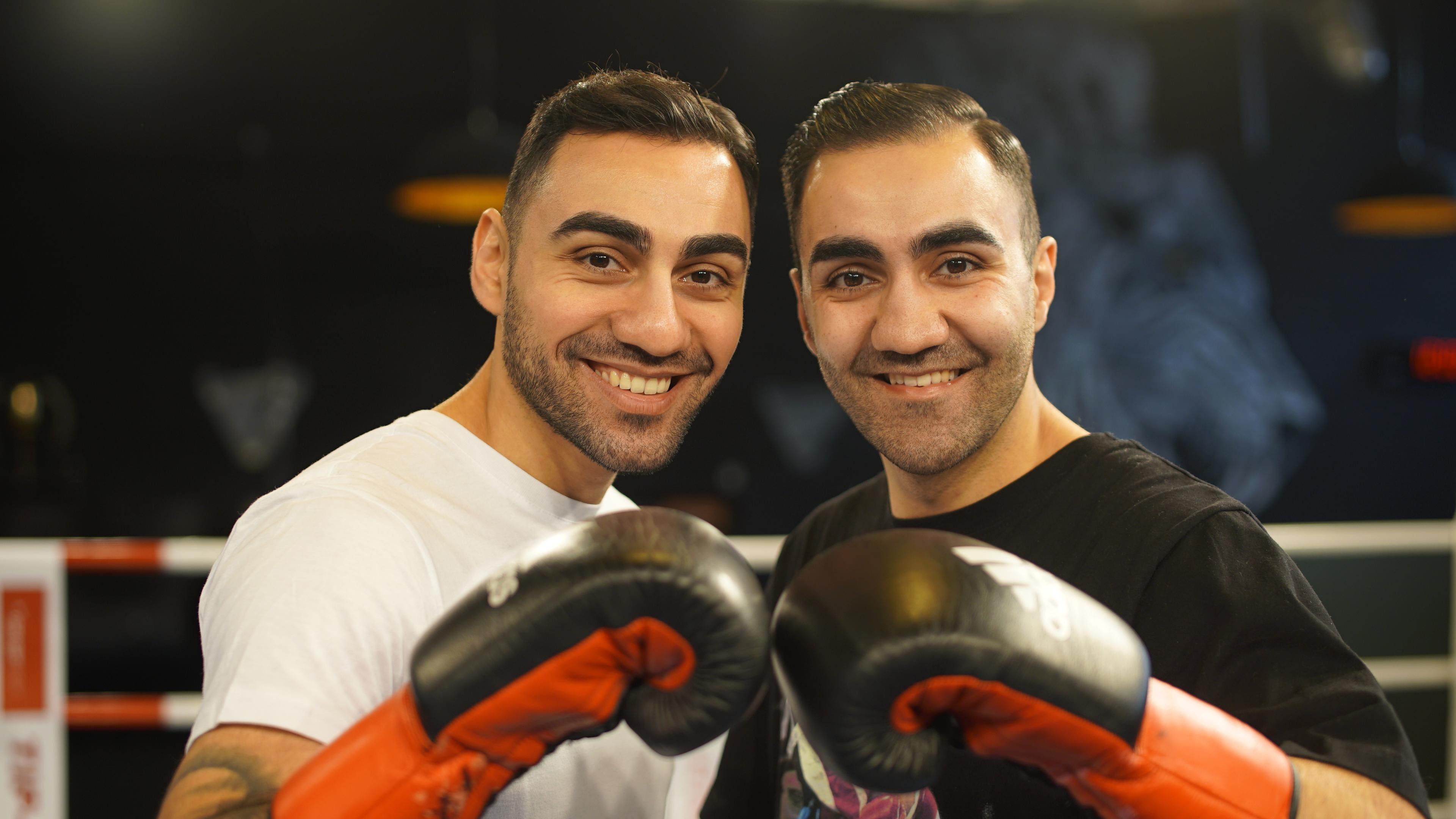 Auf dem Bild sieht man Artem und Robert Harutyunyan