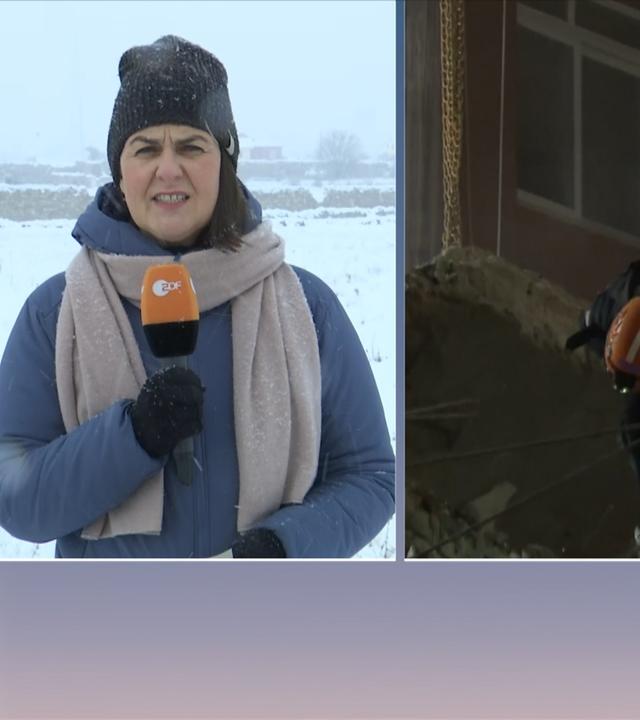 ZDF-Reporterin Anne Brühl aus der Erdbebenregion in Kayseri/Türkei