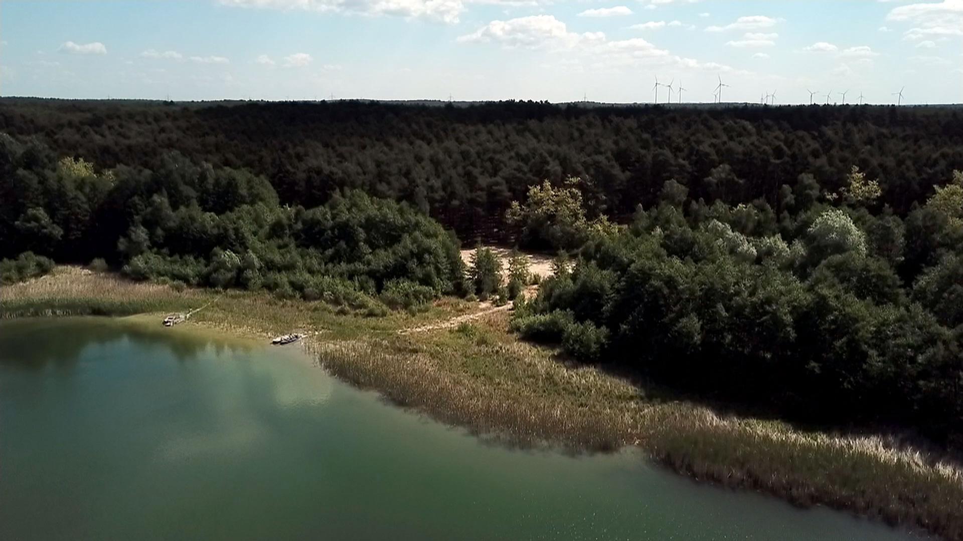 See beim Tagebau Jänschwalde