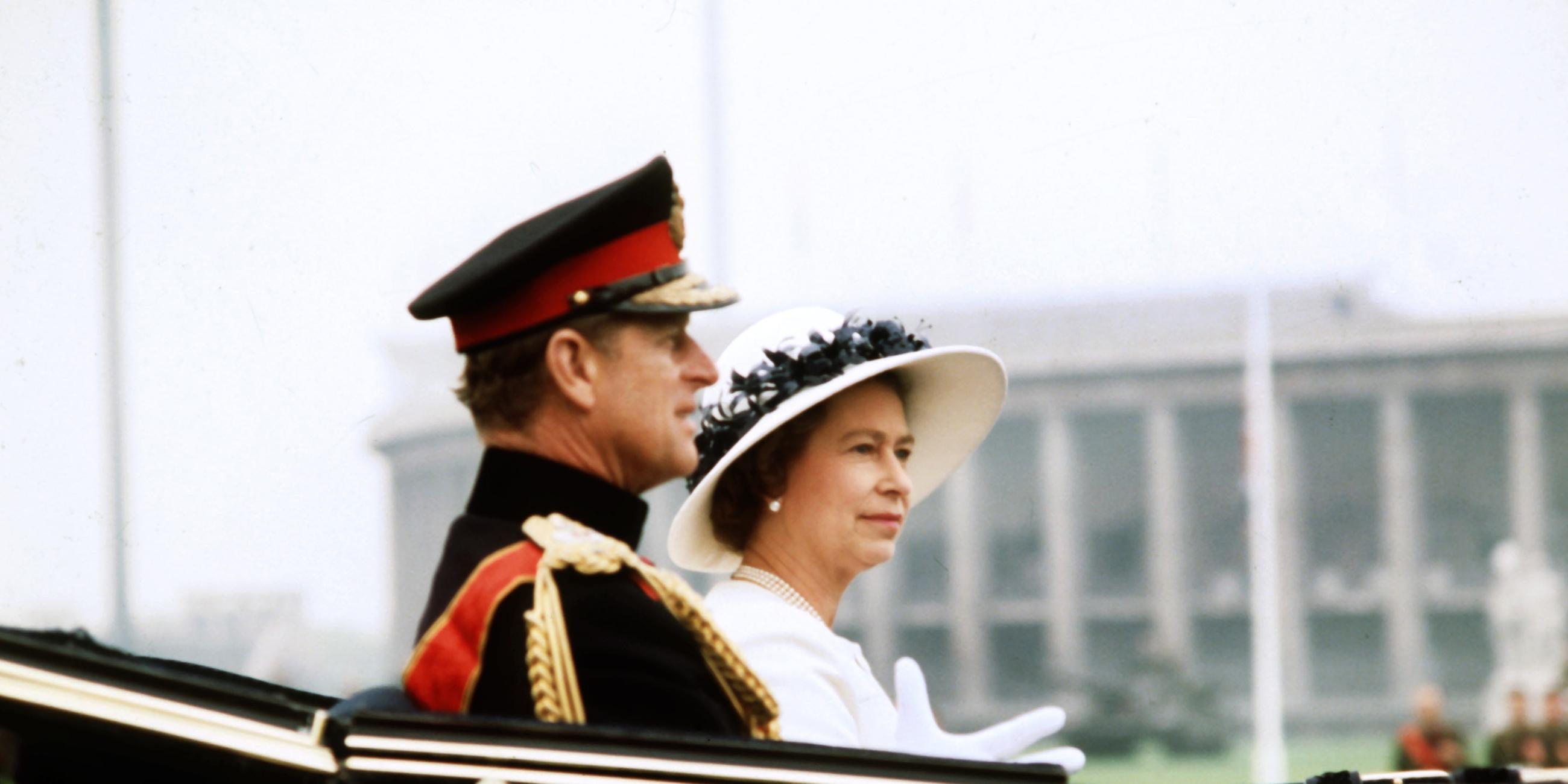 Queen Elizabeth II. und Prinz Philip auf offiziellem Staatsbesuch 1978 in Berlin.