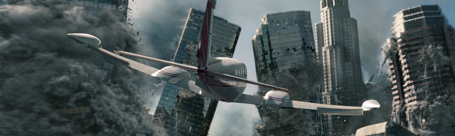 "2012": Plakatmotiv mit einem Flugzeug