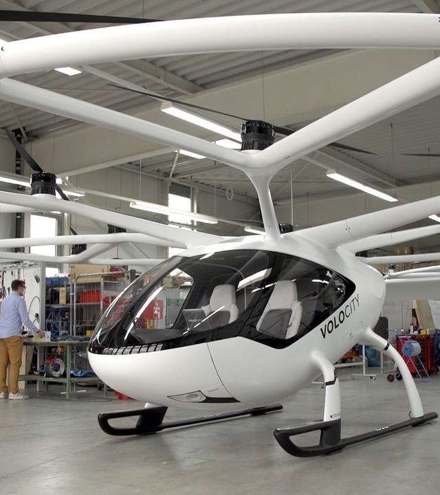 Volocopter entwickelt einen batteriebetriebenen Senkrechtstarter