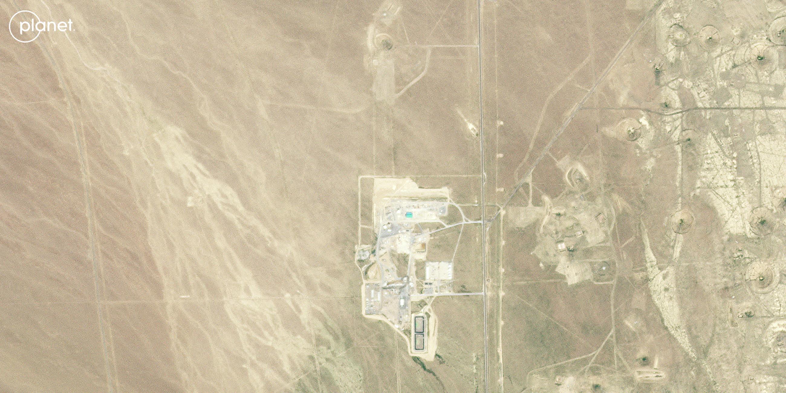 Atomtestgelände U1A in Nevada, USA am 28.08.2023.