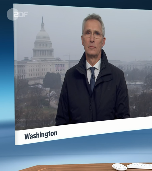 Schaltgespräch zwischen Slomka und Stoltenberg