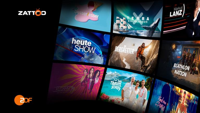 ZDF-Streaming-Portal über die Plattform Zattoo verfügbar