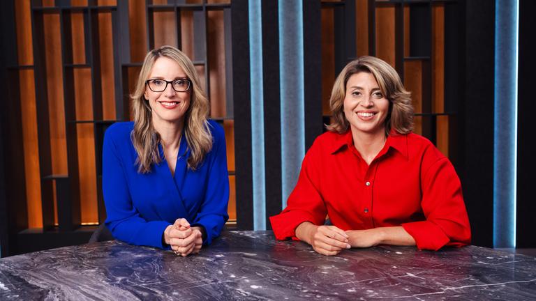 "NANO TALK": Alena Buyx und Stephanie Rohde.