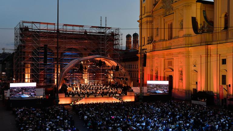 "Klassik am Odeonsplatz 2026": Impression vom Klassik am Odeonsplatz-Konzert.