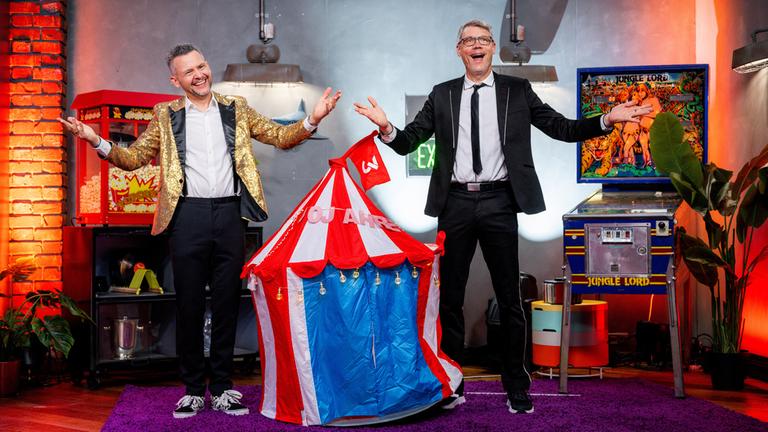 "40 Jahre 3satFestival - Die Jubiläumssendung": Tobias Mann, Christoph Sieber