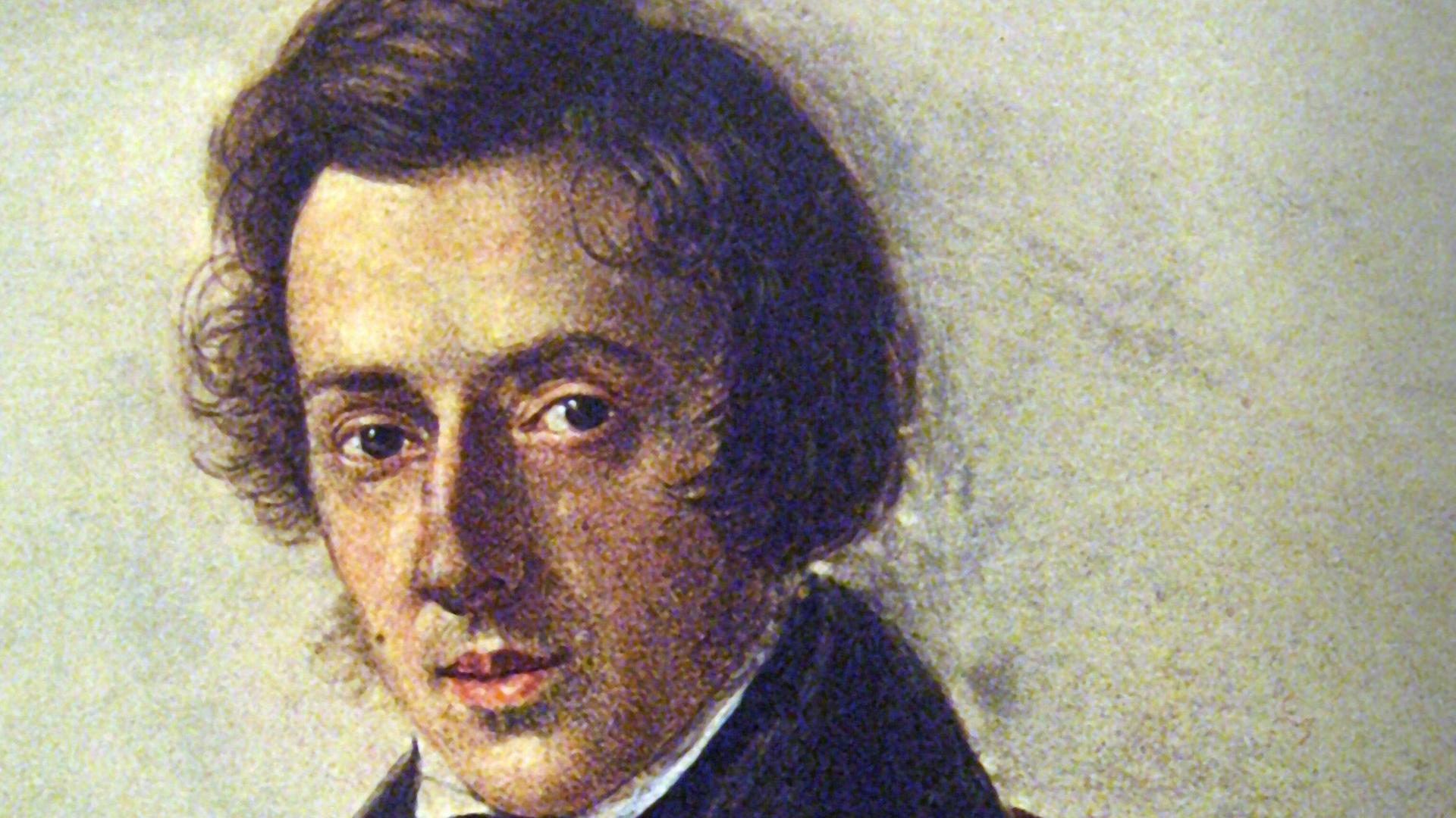 Auf dem Bild sieht man Frederic Chopin