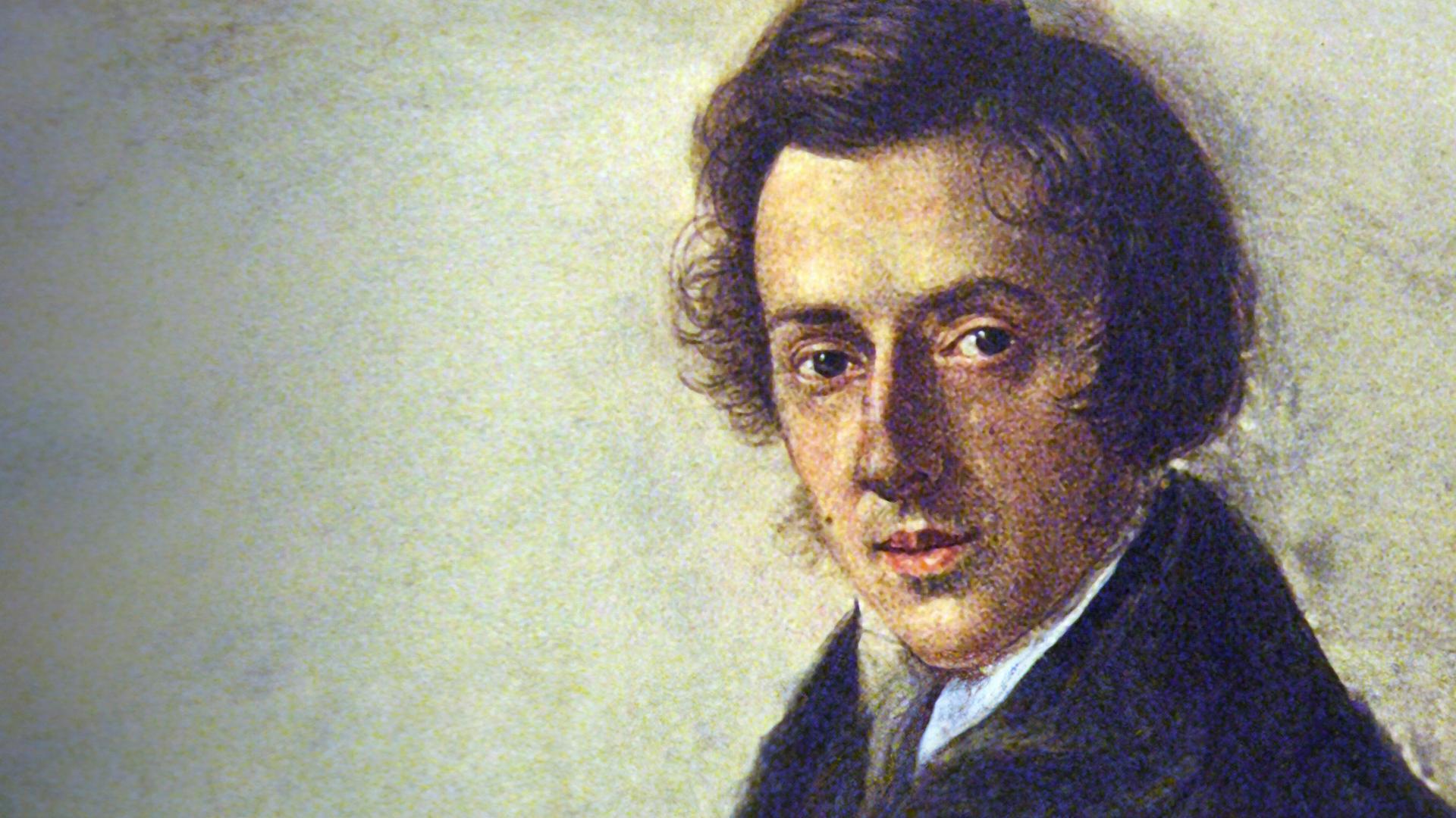 Auf dem Bild sieht man Frederic Chopin