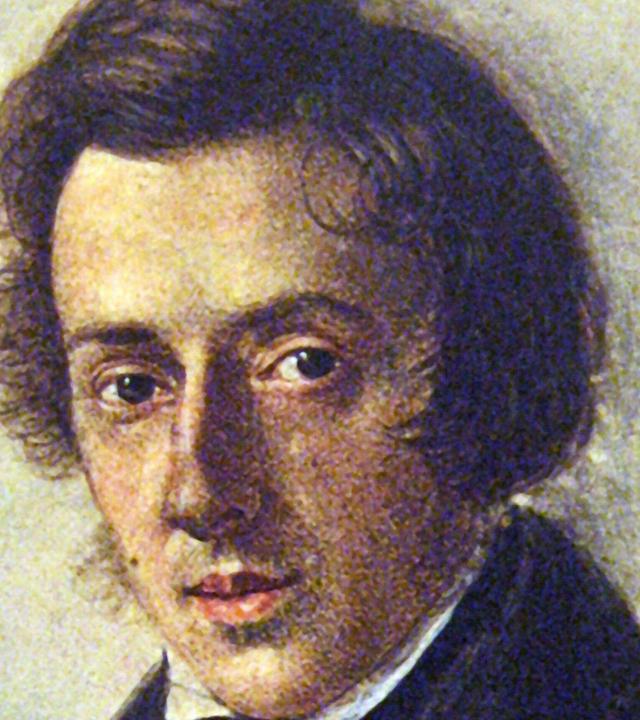 Auf dem Bild sieht man Frederic Chopin