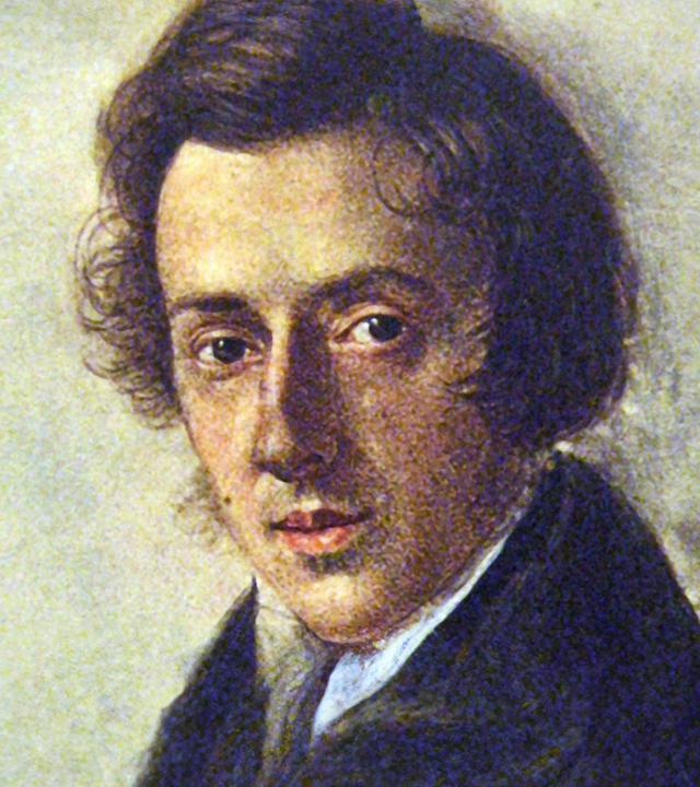 Auf dem Bild sieht man Frederic Chopin