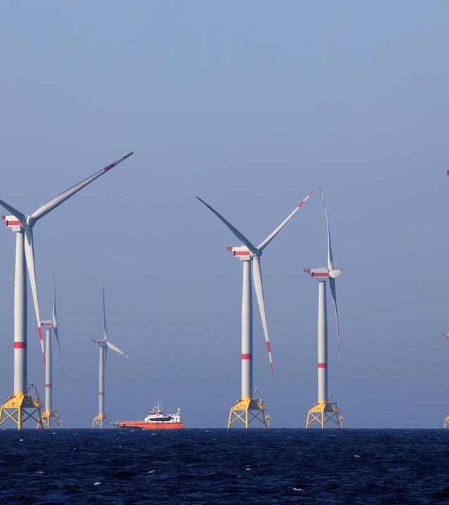 Windkraft auf See