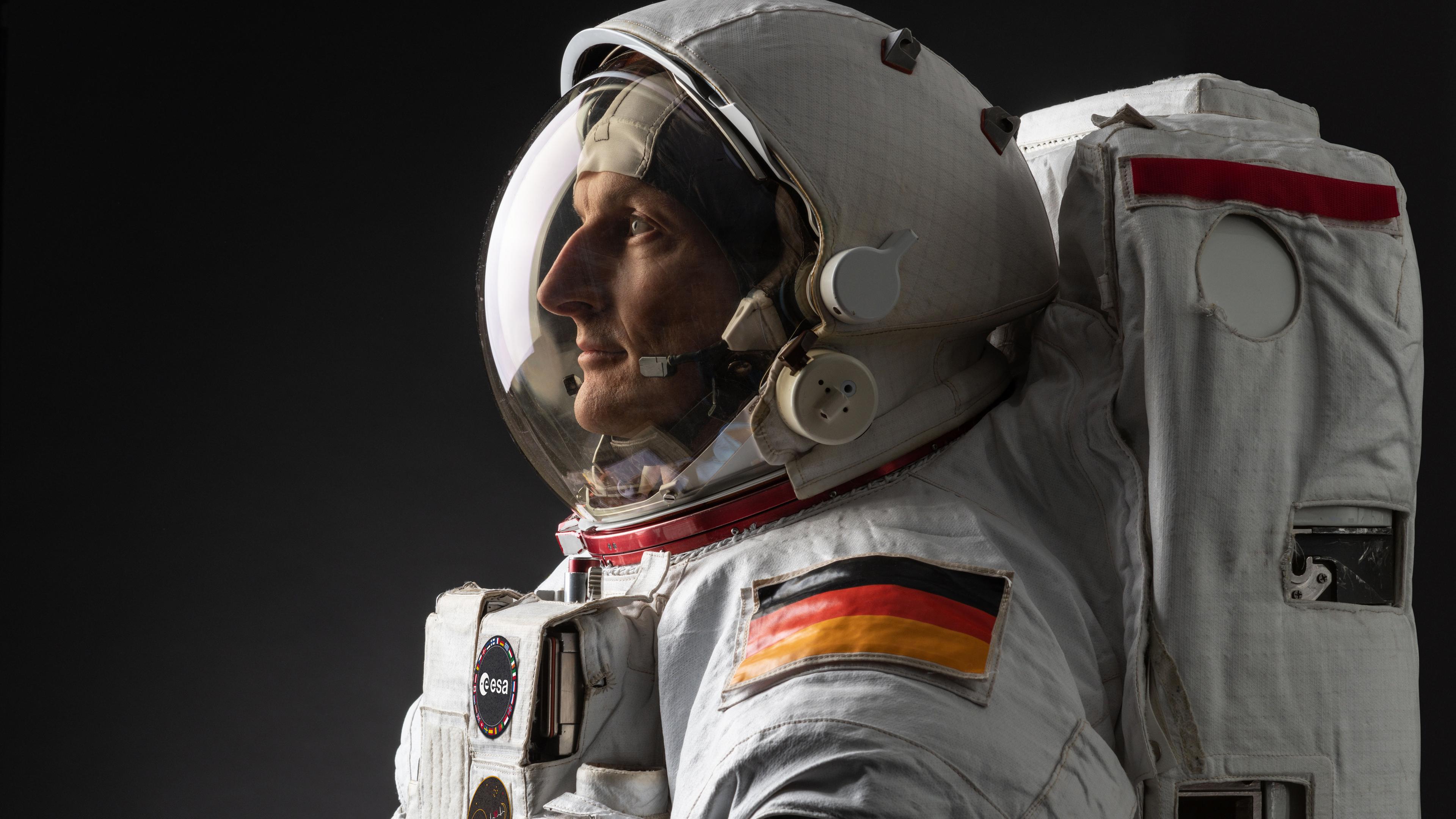 Astronaut im Weltall