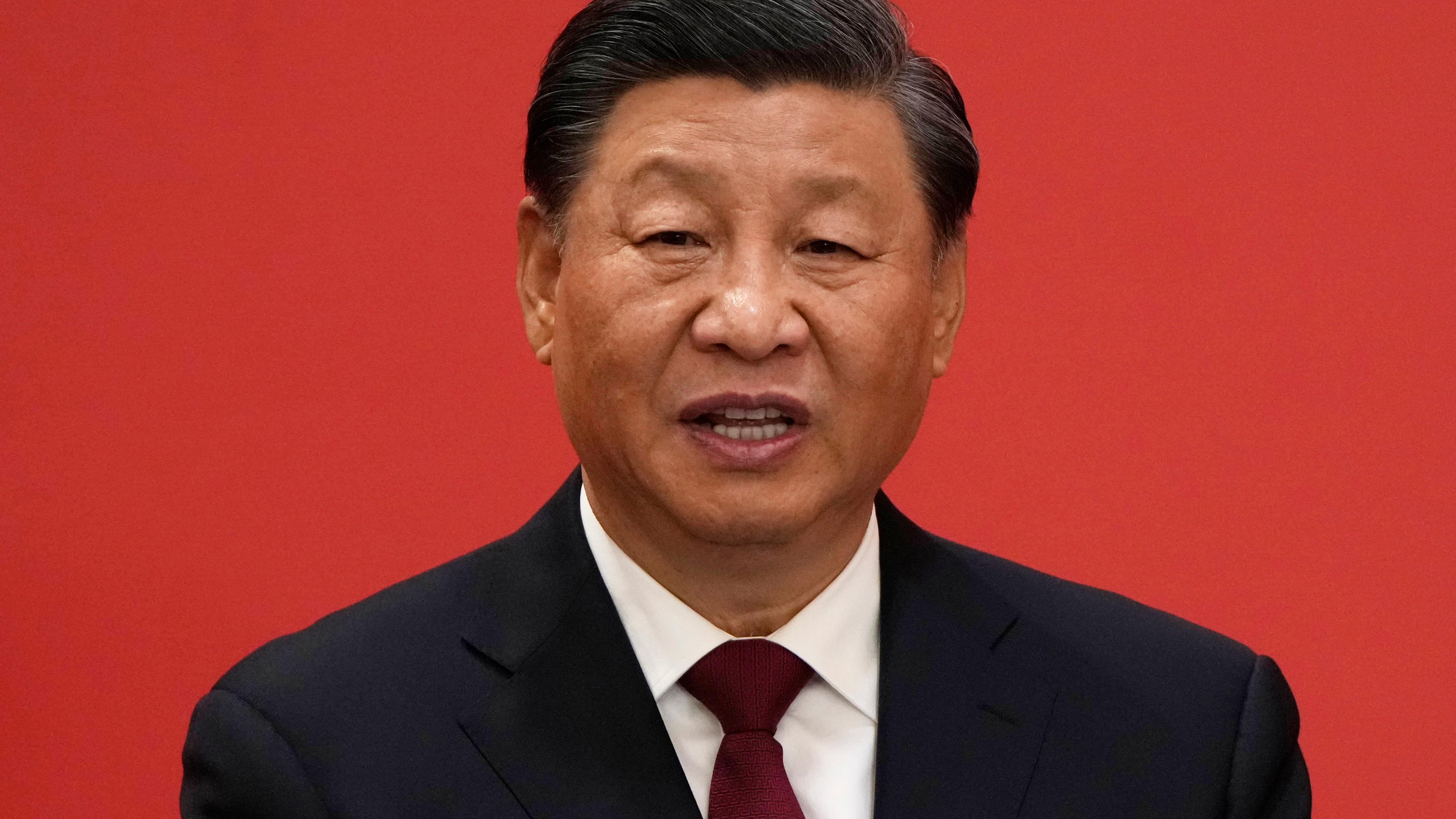 Peking, China, 23.10.2022: Xi Jinping beginnt seine dritte Amtszeit