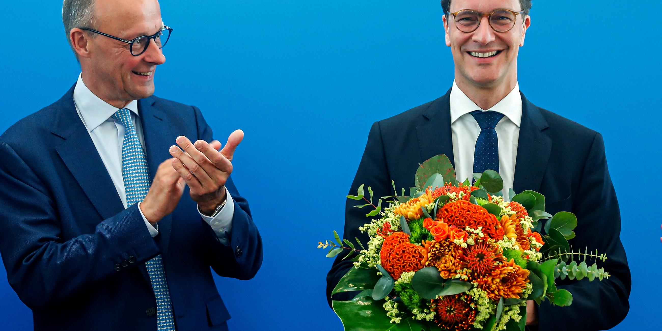 Berlin, 16.05.2022: CDU gewinnt Landtagswahl in NRW und Hendrik Wüst wird neuer Ministerpräsident