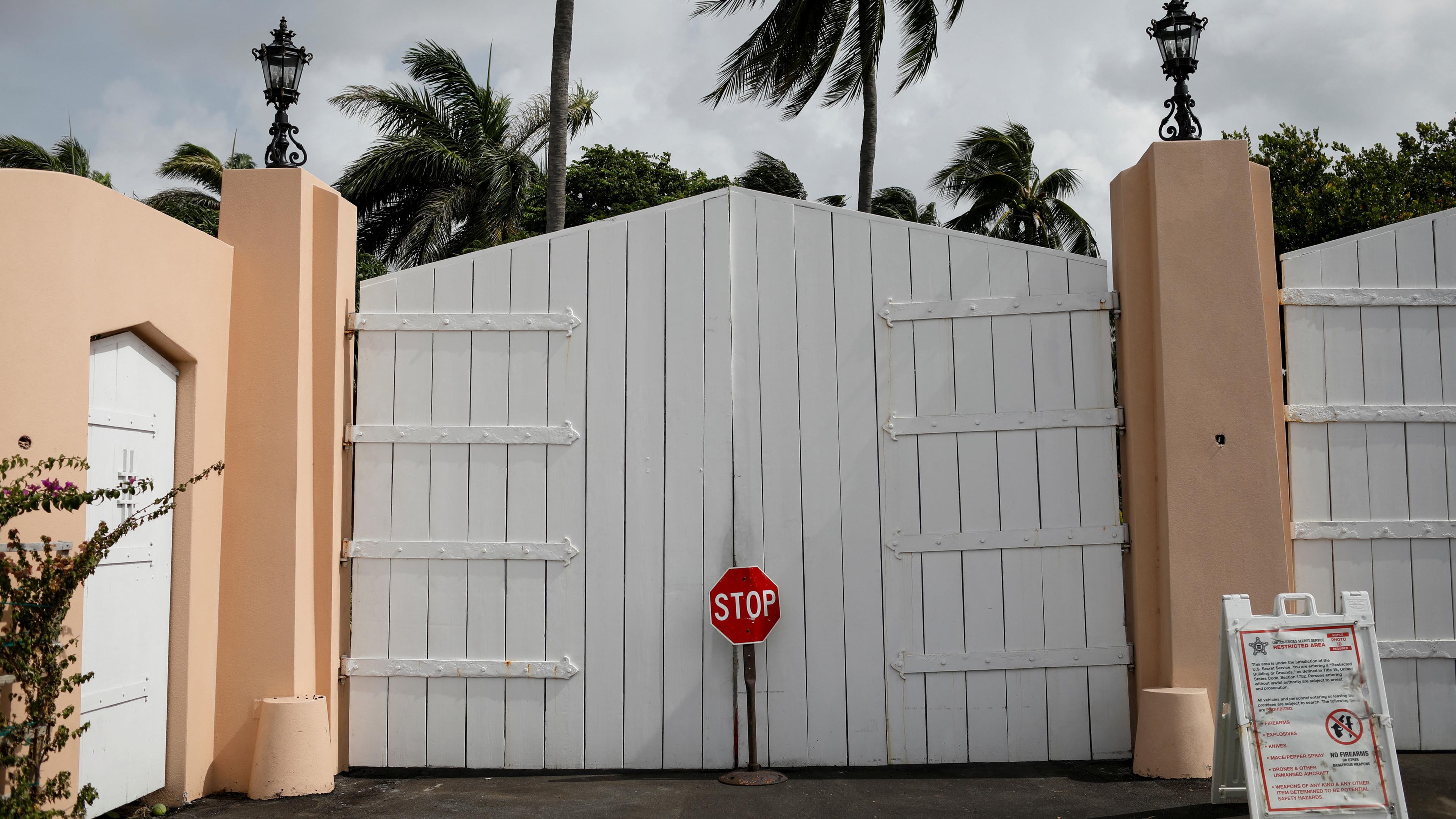 Durchsuchung von Trumps Haus in Florida. 09.08.2022, Palm Beach.