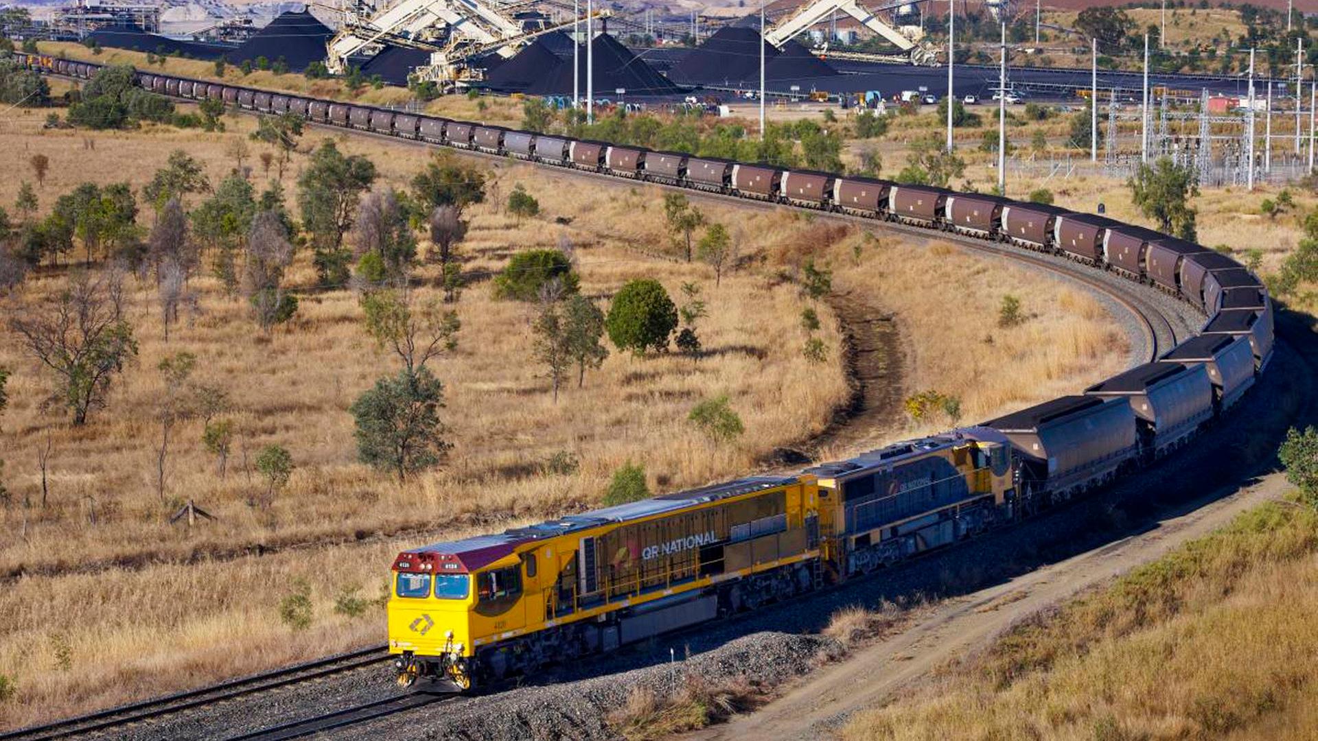 Kohlezug in Australien