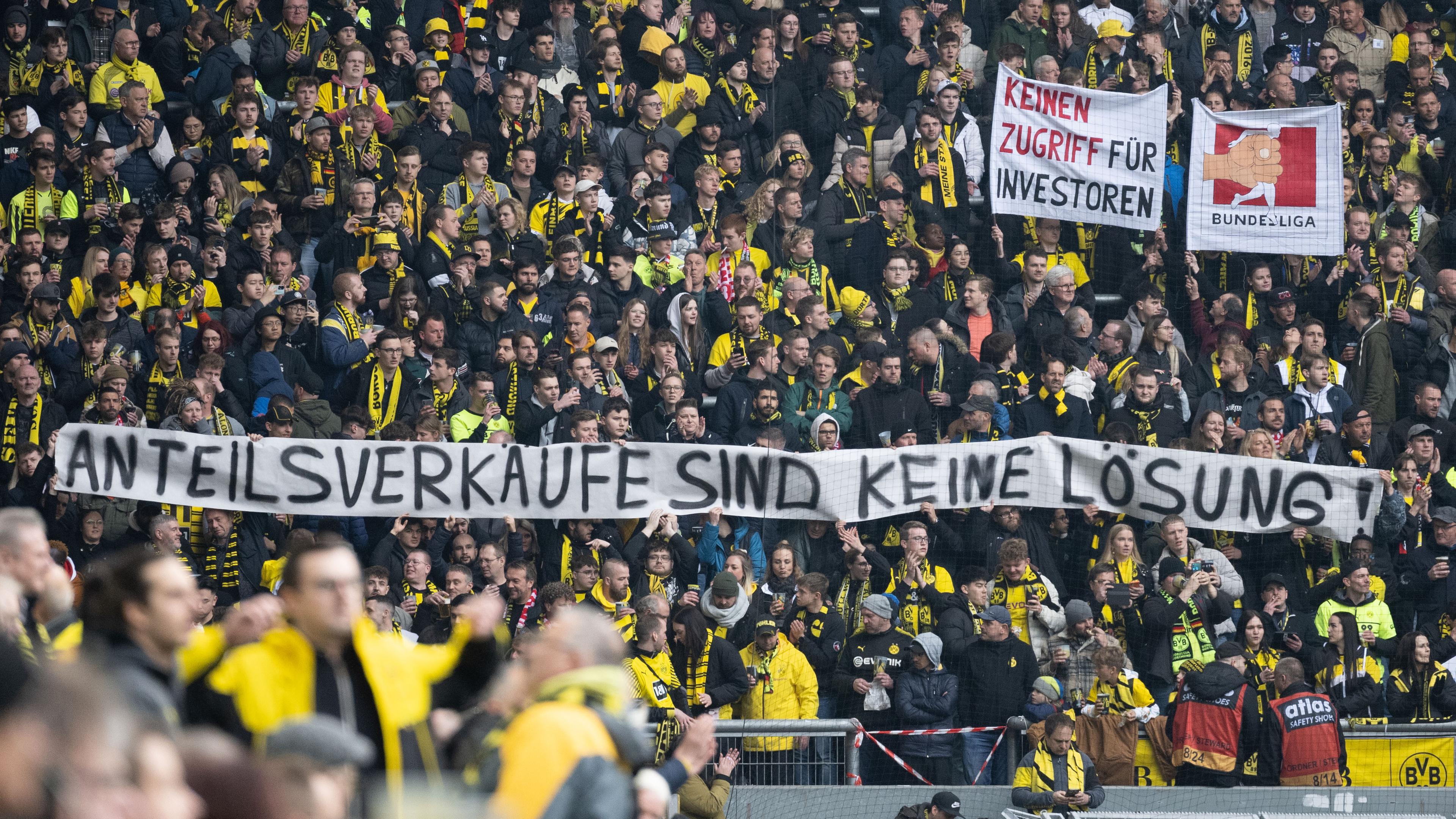 Fanplakate in Dortmund