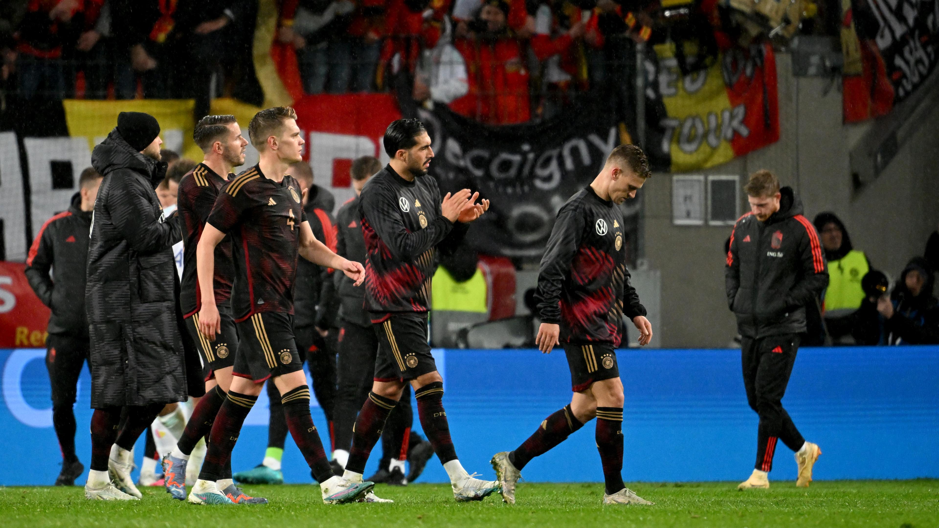 DFB-Elf nach dem Belgien-Länderspiel