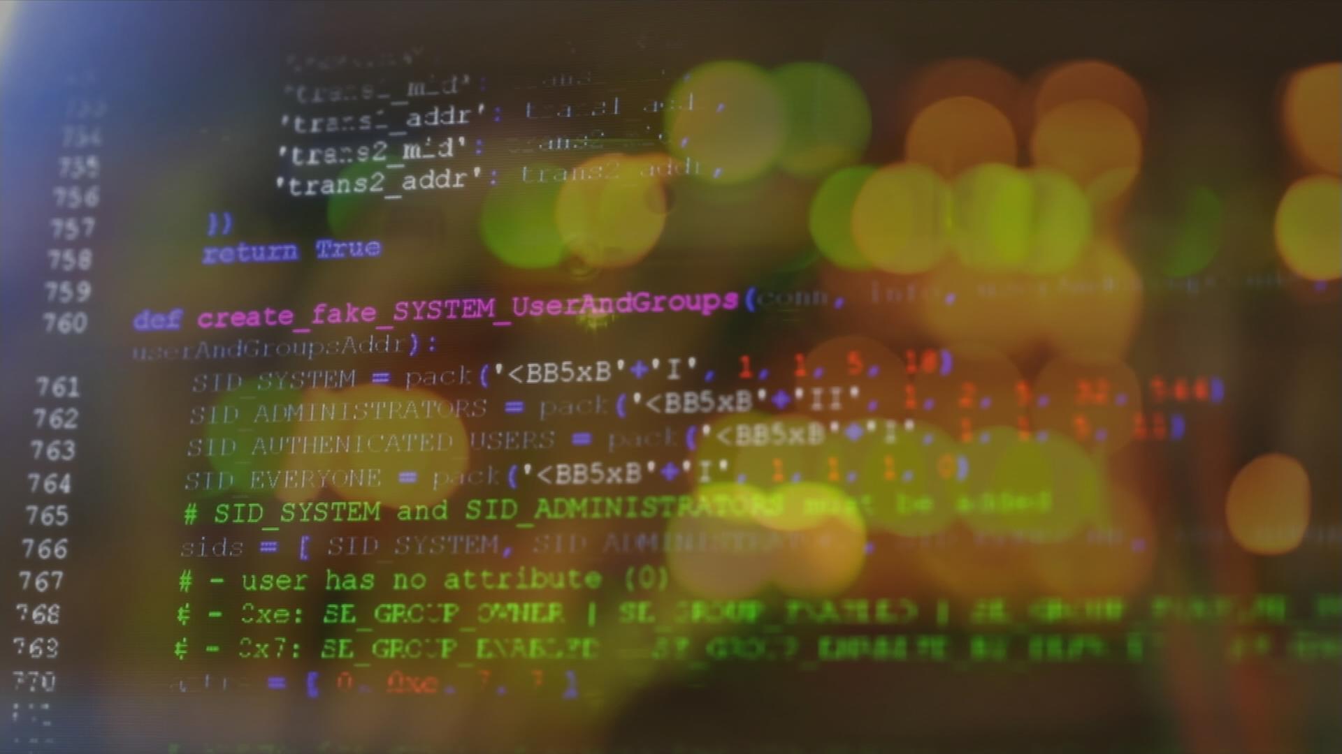 Codetext eines Programms 