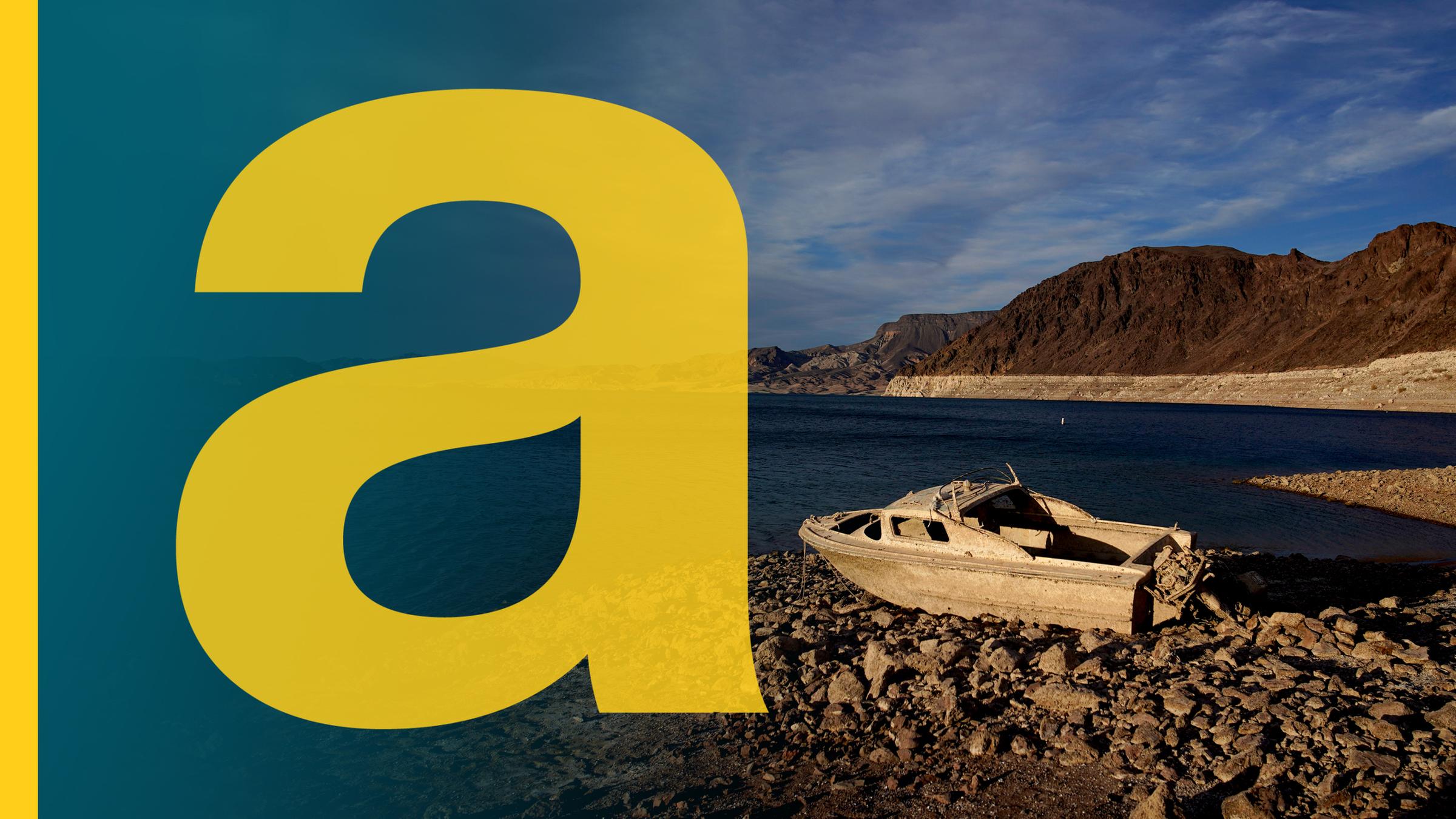 ausgetrocknete LAndschaft und Boot