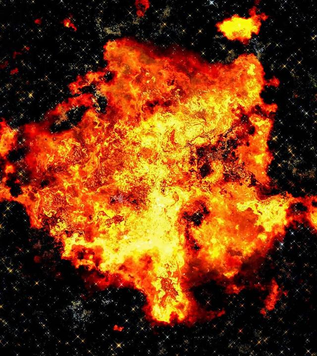 Feuerball, Explosion