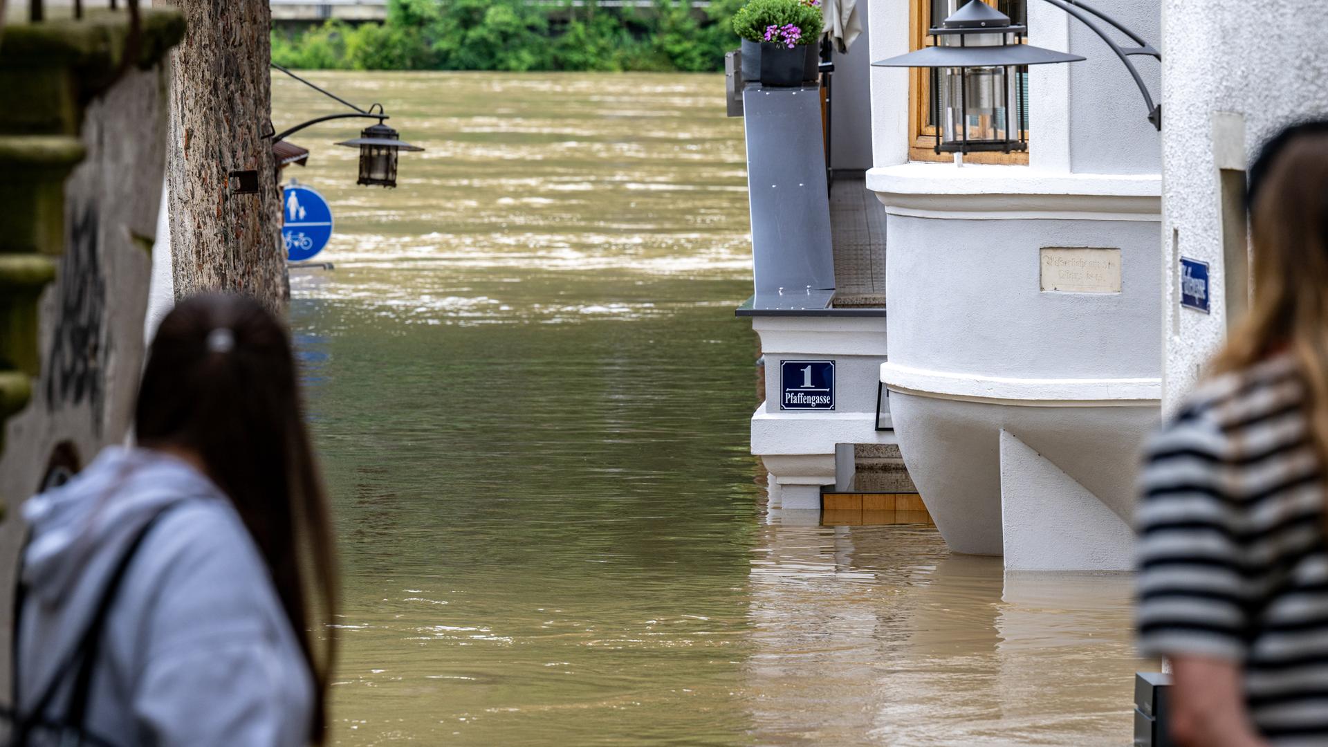 Hochwasser in Bayern - Passau