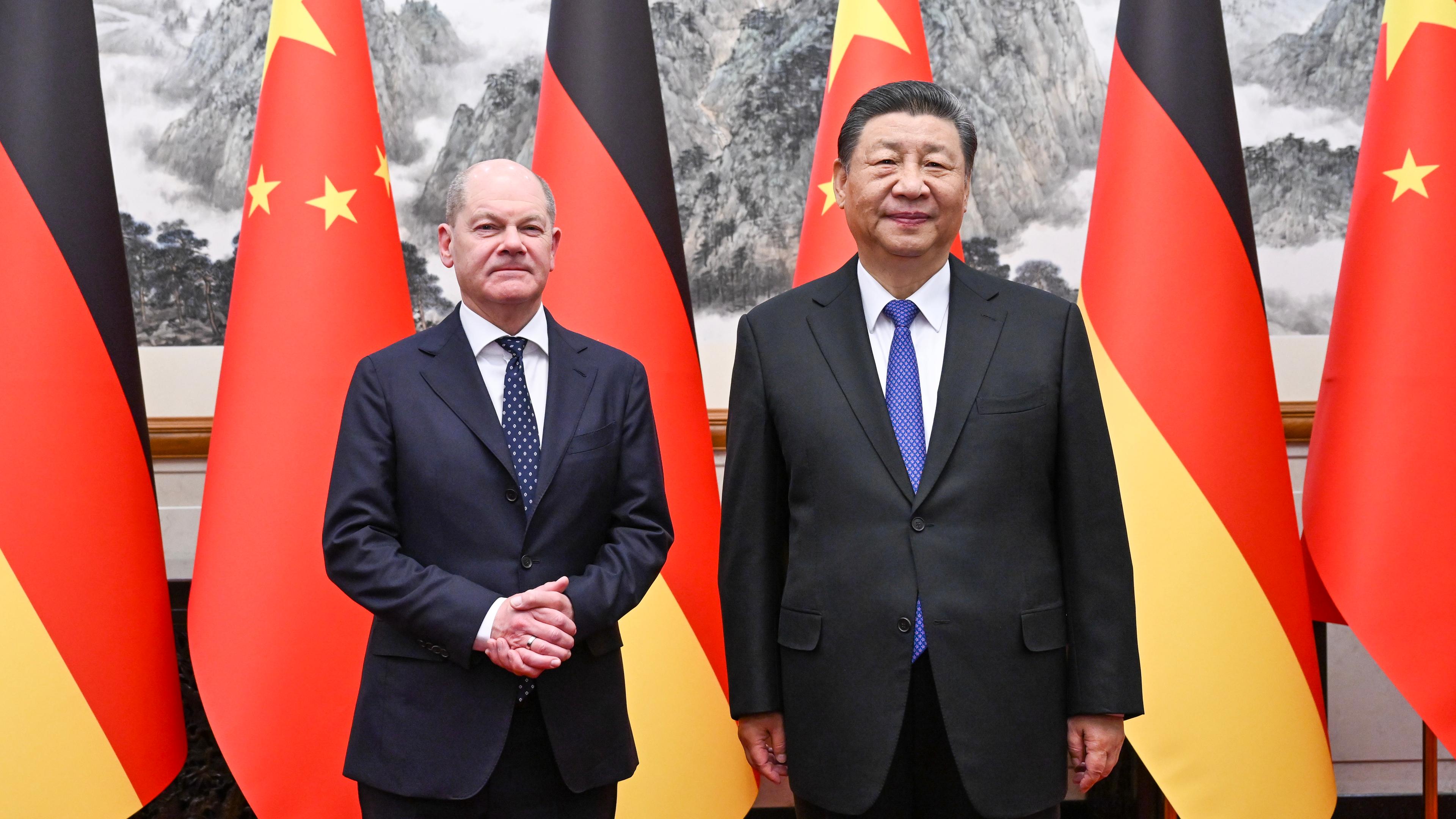 Peking, 16.04.2024: Scholz bei Xi in Peking