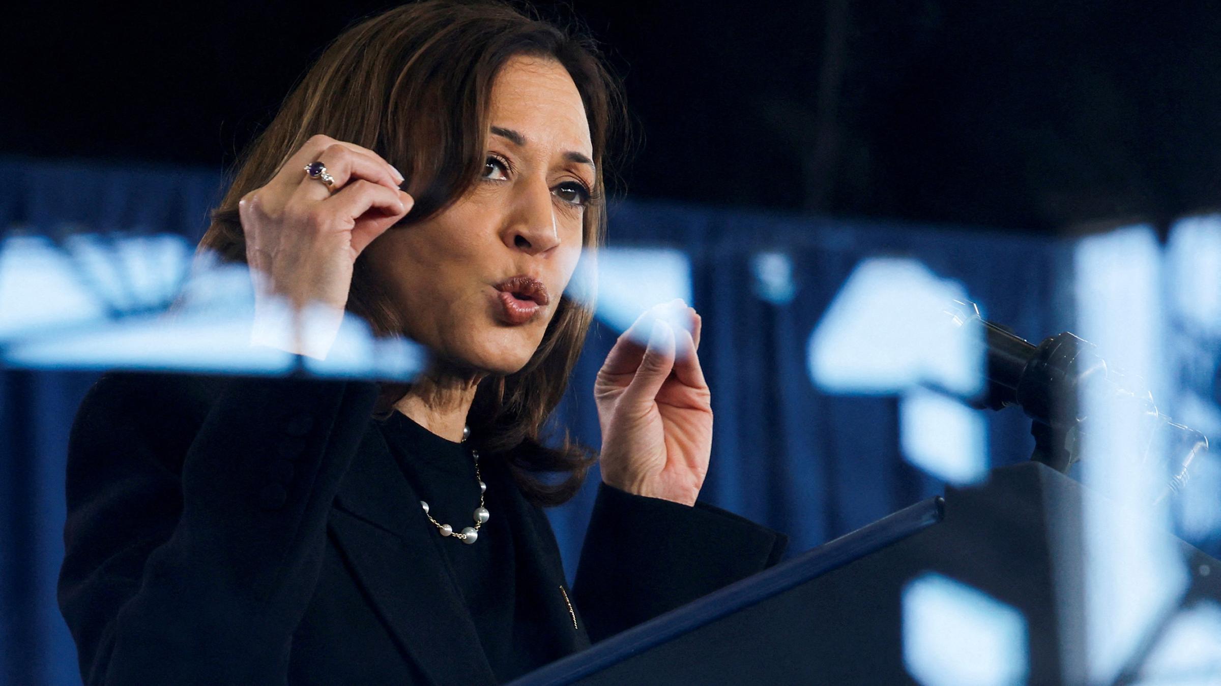 Democratic presidential nominee U.S. VP Harris campaigns in Raleigh, North Carolina