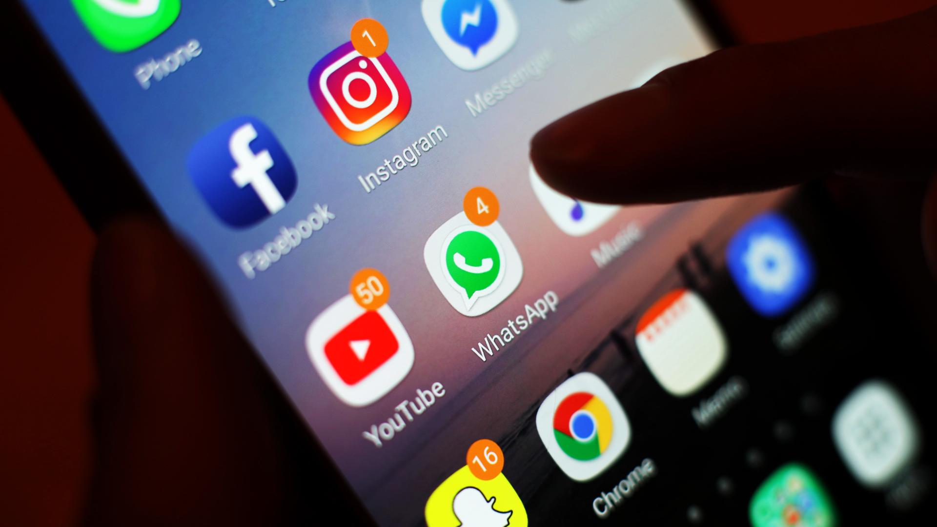 Handy mit Apps