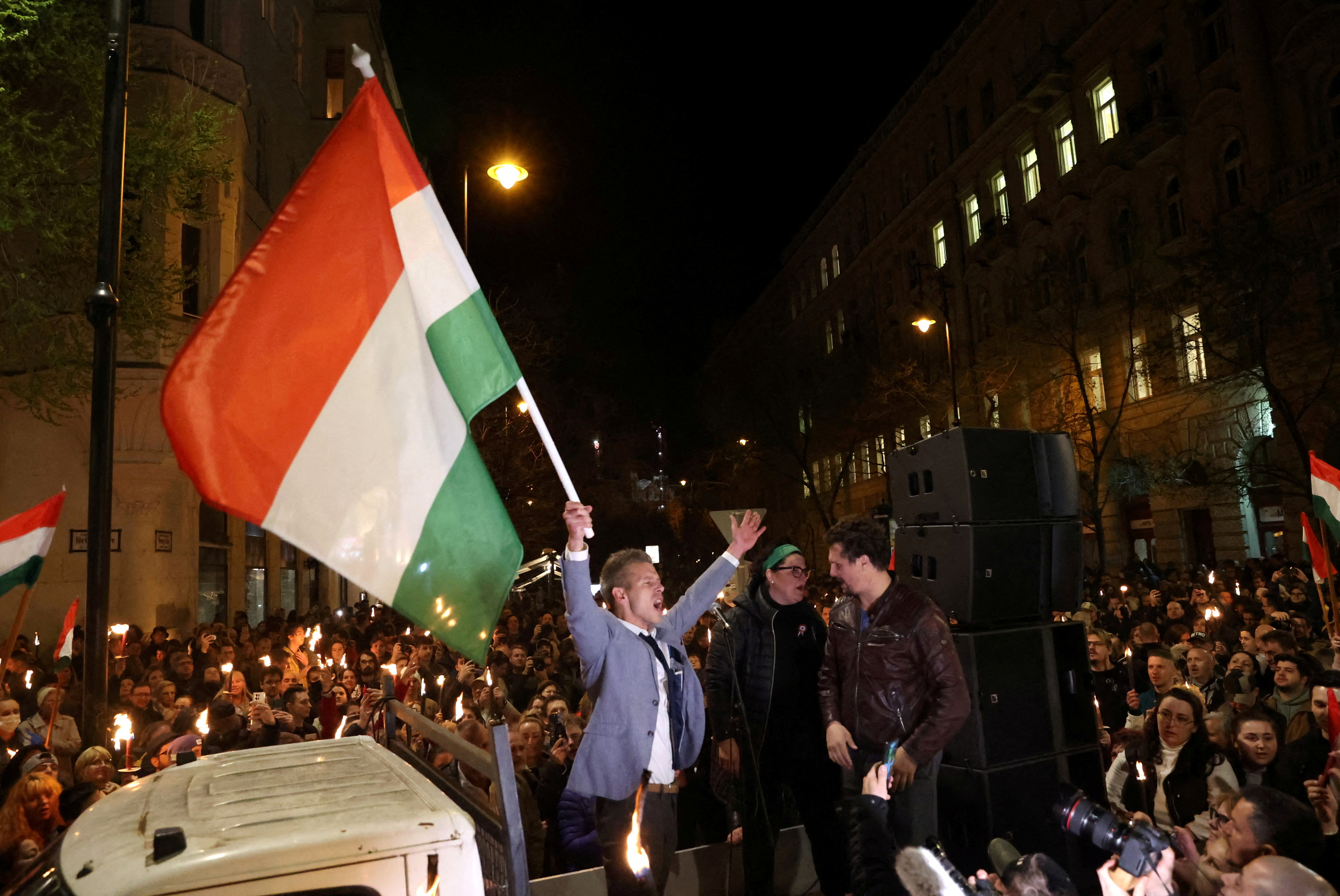 Protest in Budapest