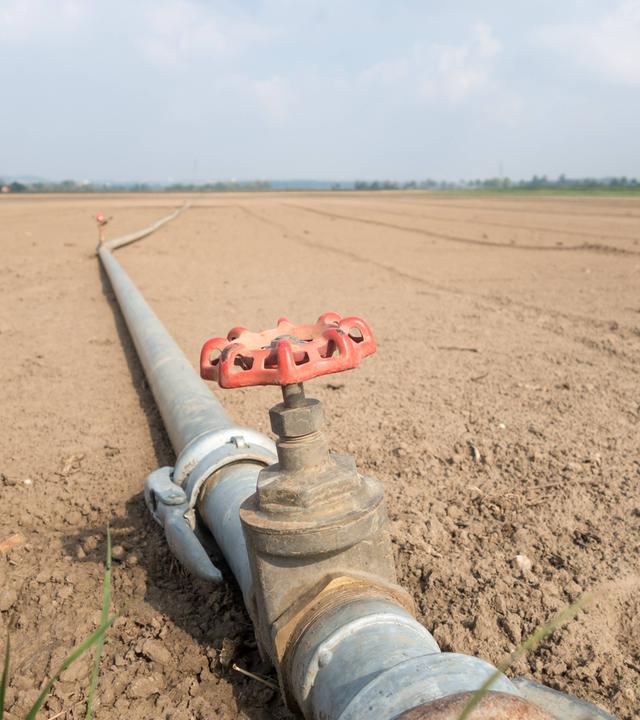 Bewässerungssystem auf einem Feld